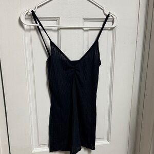 Emma & Sam Charcoal Knit Top